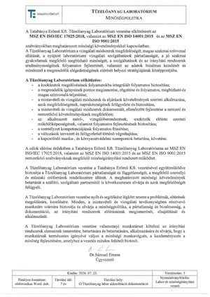Minőségpolitika 2021